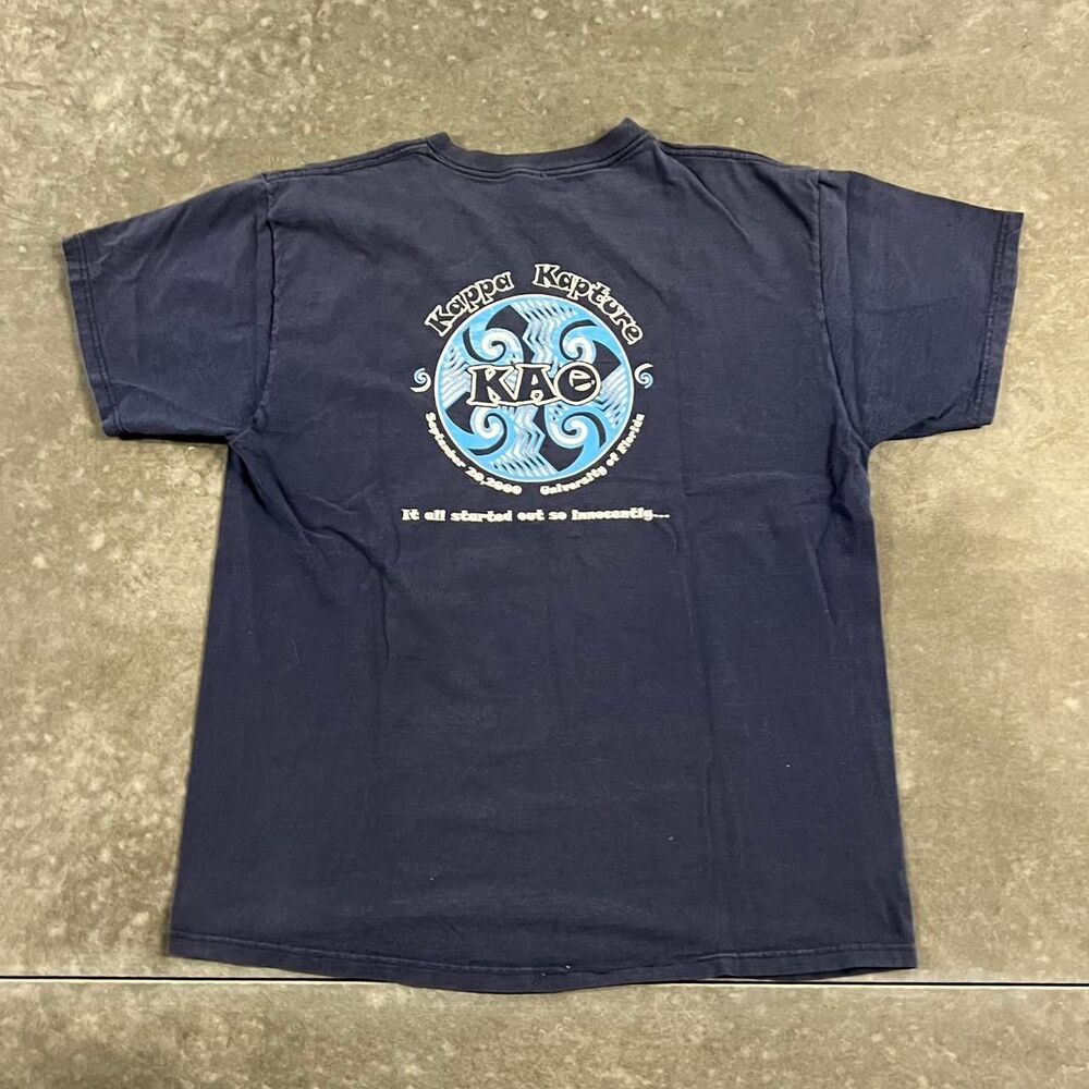 Vintage Kappa Kapture 2000 Navy Greek Life Tee